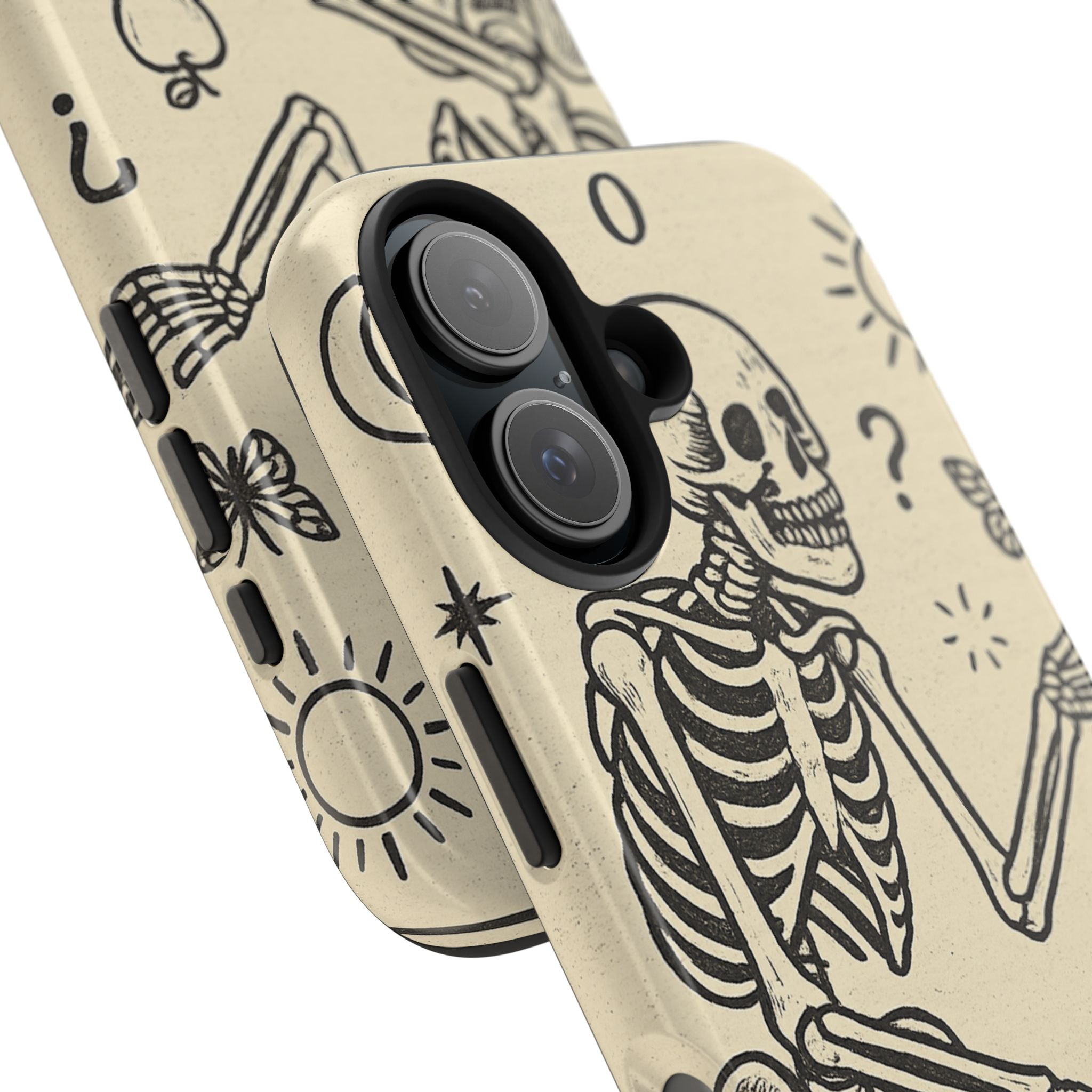 Skeleton ADHD Phone Cases, Unique Phone Cover, Funny ADHD Gift, Quirky Skeleton Design, Cool Accessories for Everyone