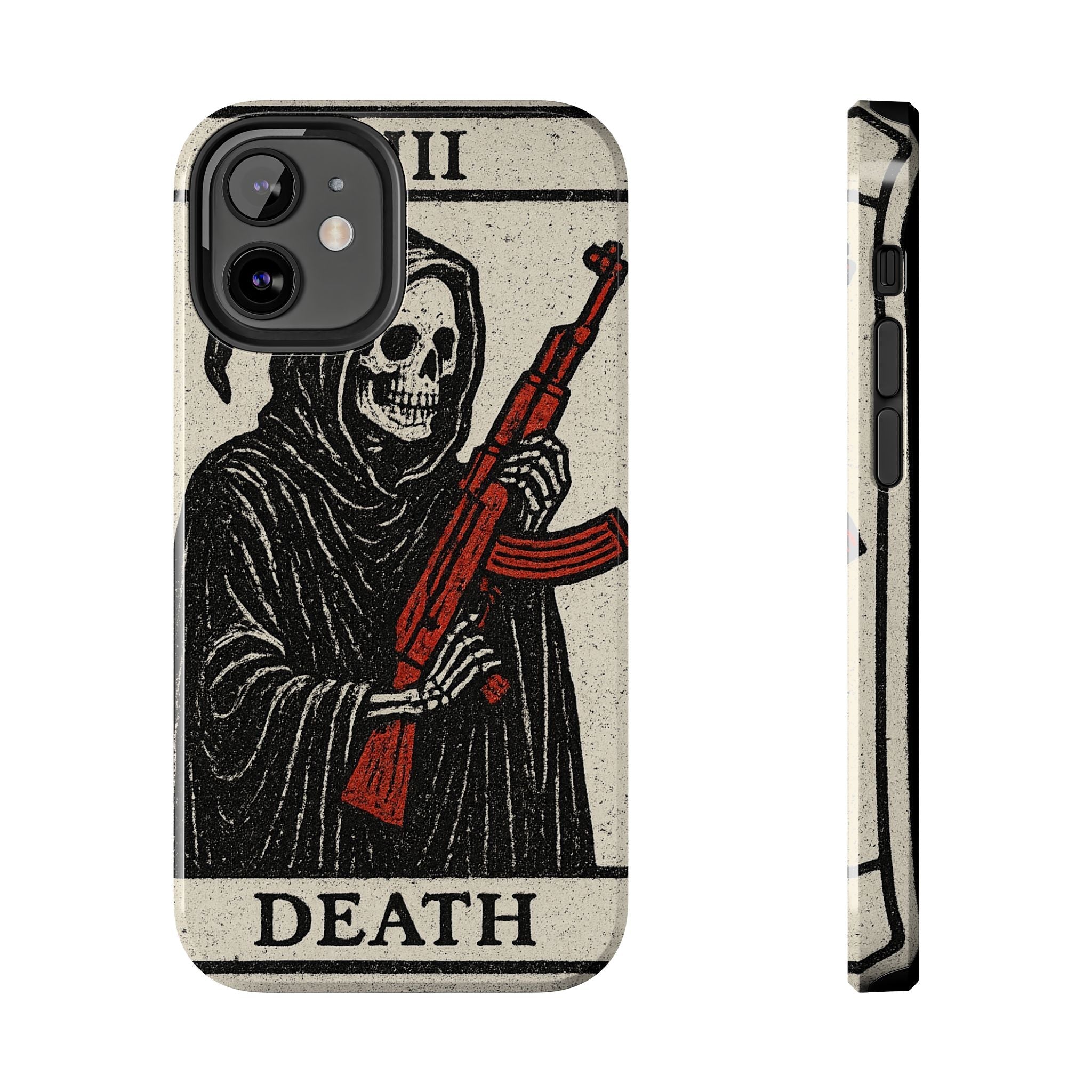 Grim Reaper Phone Case, Tough Phone Case for Gamers, Unique Smartphone Accessories, Halloween Decor, Death-Inspired Gift