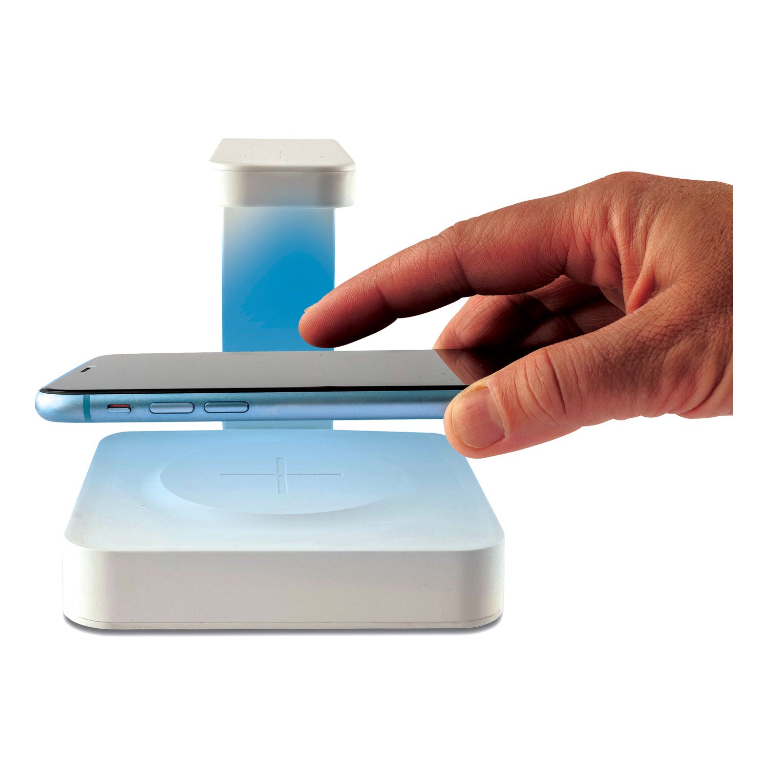 Itek Sterilizer and Wireless Phone Charger, White