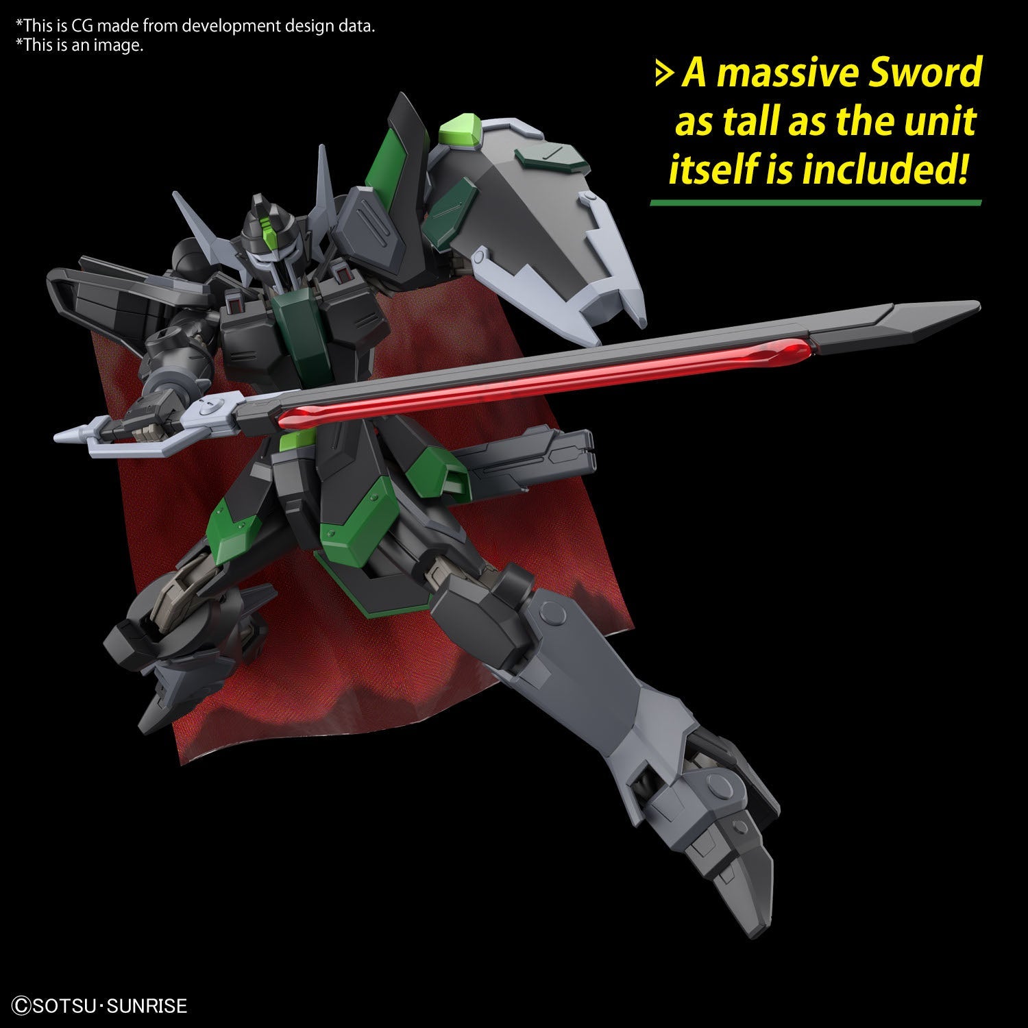 Gundam Seed Freedom Black Knight Squad Rud-Ro.A HG Model Kit